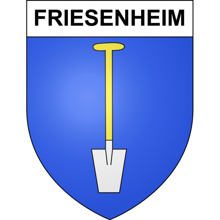 Stickers coat of arms Friesenheim adhesive sticker