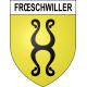 Frœschwiller Sticker wappen, gelsenkirchen, augsburg, klebender aufkleber