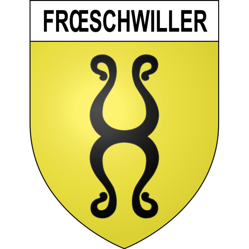 Stickers coat of arms Frœschwiller adhesive sticker
