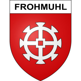 Frohmuhl 67 ville sticker blason écusson autocollant adhésif