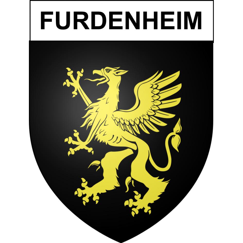 Furdenheim Sticker wappen, gelsenkirchen, augsburg, klebender aufkleber