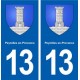13 Peypin blason ville autocollant plaque sticker
