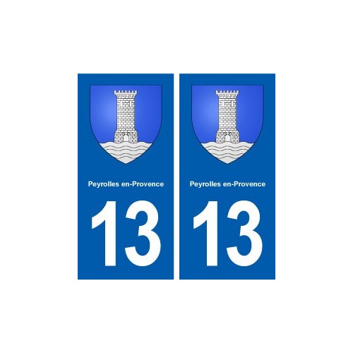 13 Peypin blason ville autocollant plaque sticker