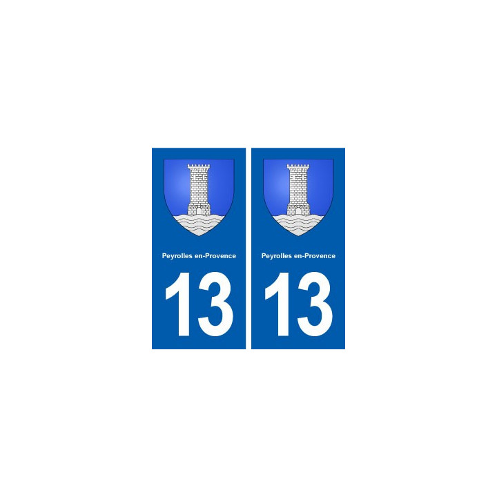 13 Peypin blason ville autocollant plaque sticker