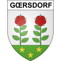 Stickers coat of arms Gœrsdorf adhesive sticker