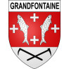 Stickers coat of arms Grandfontaine adhesive sticker