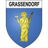 Grassendorf 67 ville sticker blason écusson autocollant adhésif