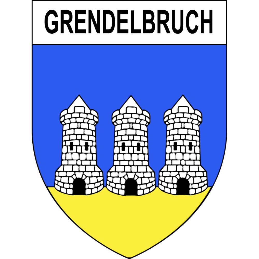 Stickers coat of arms Grendelbruch adhesive sticker