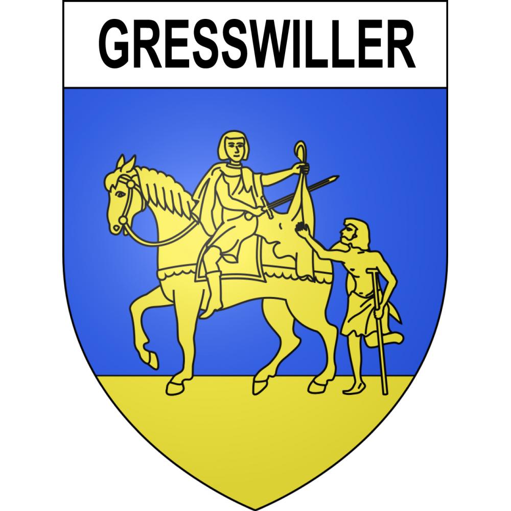 Adesivi stemma Gresswiller adesivo