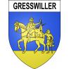 Stickers coat of arms Gresswiller adhesive sticker