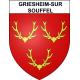 Griesheim-sur-Souffel 67 ville sticker blason écusson autocollant adhésif