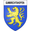 Stickers coat of arms Gumbrechtshoffen adhesive sticker