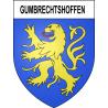 Gumbrechtshoffen 67 ville sticker blason écusson autocollant adhésif