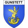 Stickers coat of arms Gunstett adhesive sticker