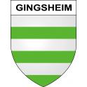 Adesivi stemma Gingsheim adesivo
