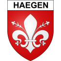 Haegen Sticker wappen, gelsenkirchen, augsburg, klebender aufkleber