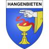 Hangenbieten 67 ville sticker blason écusson autocollant adhésif