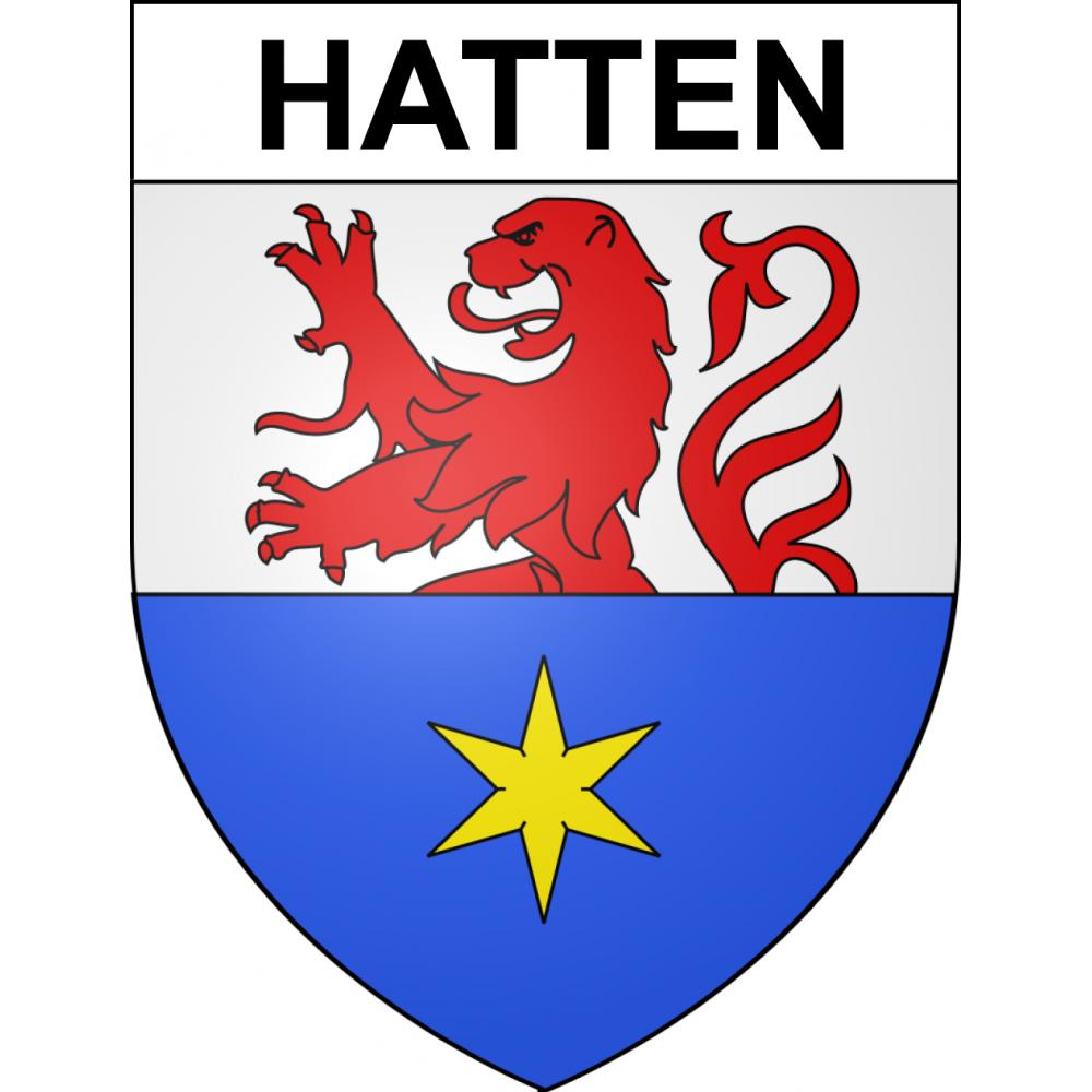 Stickers coat of arms Hatten adhesive sticker
