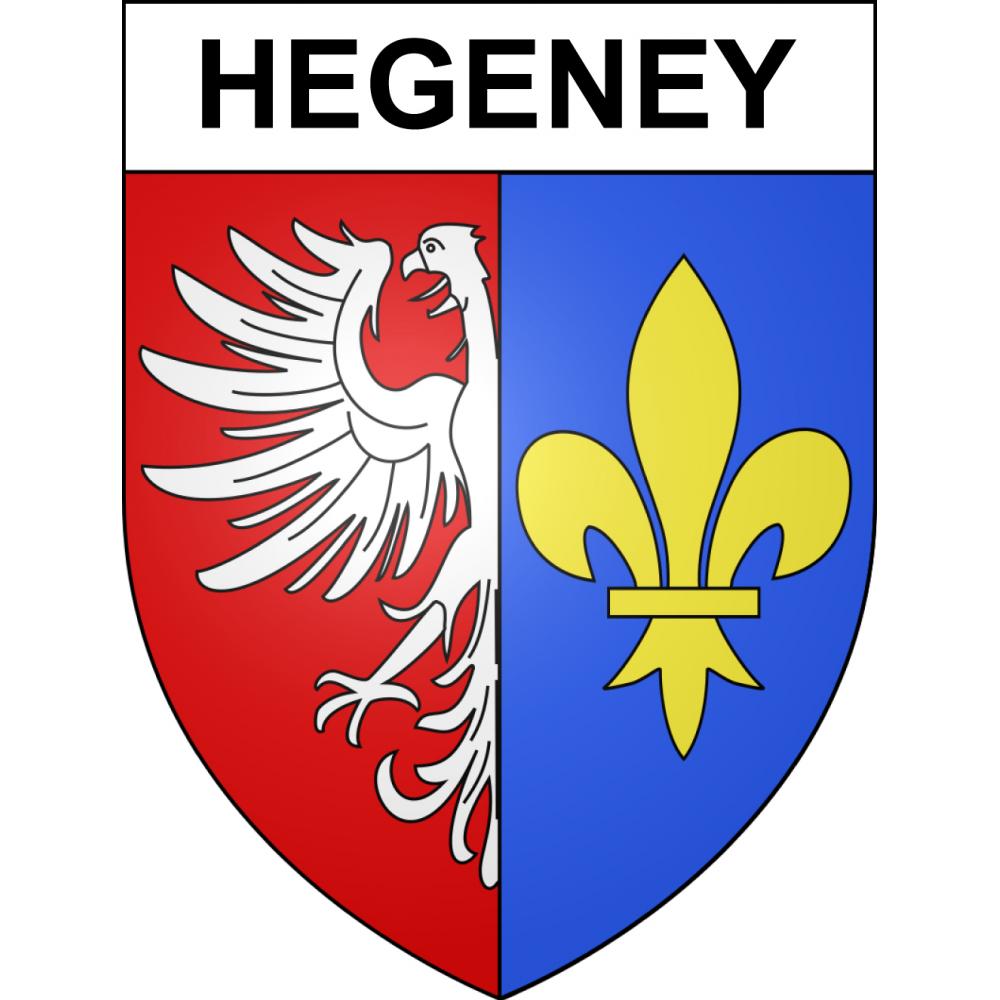 Hegeney Sticker wappen, gelsenkirchen, augsburg, klebender aufkleber