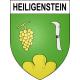 Stickers coat of arms Heiligenstein adhesive sticker