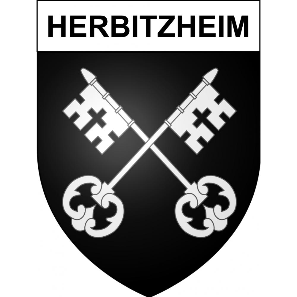 Stickers coat of arms Herbitzheim adhesive sticker