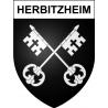 Stickers coat of arms Herbitzheim adhesive sticker