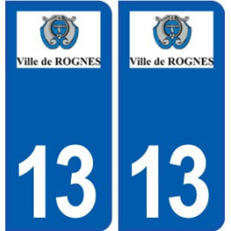 13 Peyrolles-en-Provence logo ville autocollant plaque sticker