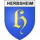 Herbsheim 67 ville sticker blason écusson autocollant adhésif