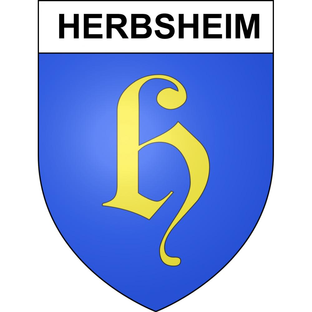 Stickers coat of arms Herbsheim adhesive sticker