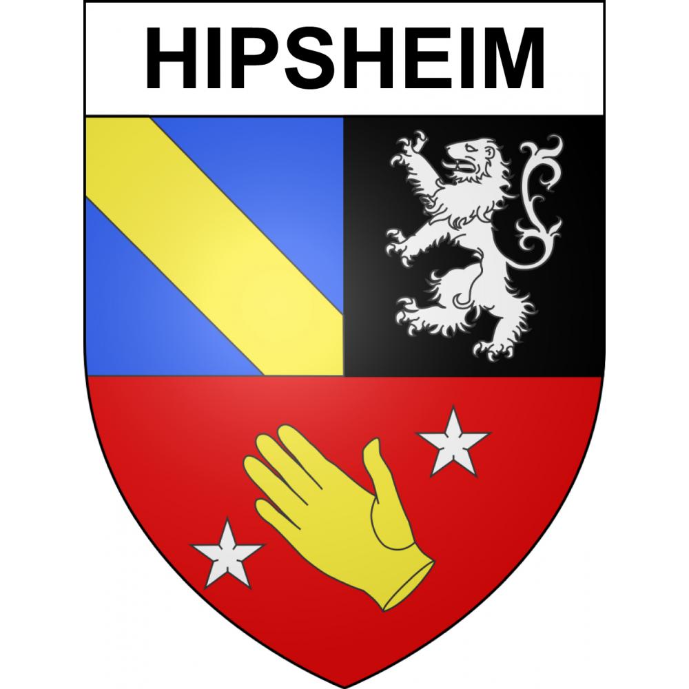 Stickers coat of arms Hipsheim adhesive sticker