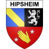 Hipsheim 67 ville sticker blason écusson autocollant adhésif
