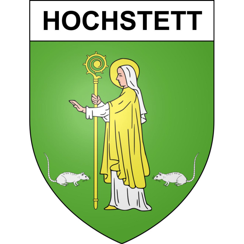 Hochstett Sticker wappen, gelsenkirchen, augsburg, klebender aufkleber