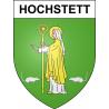 Hochstett 67 ville sticker blason écusson autocollant adhésif
