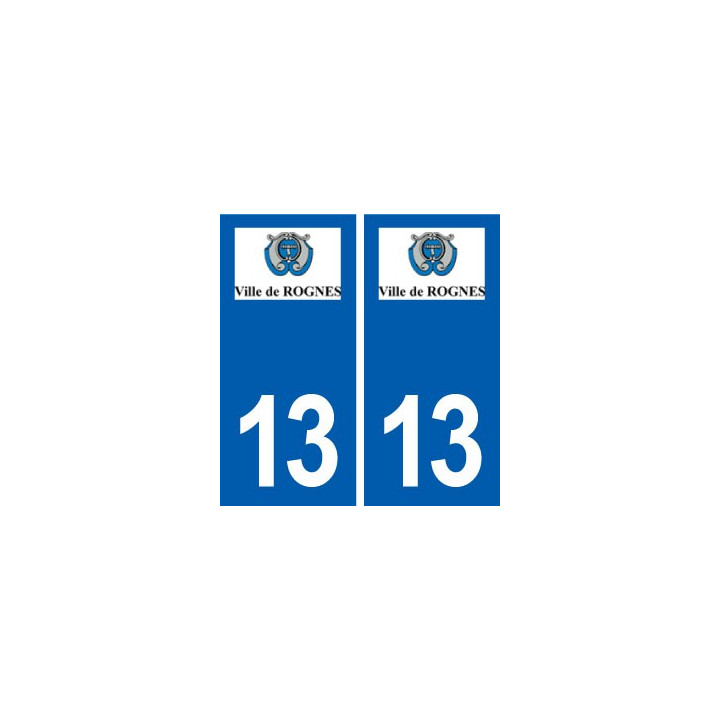 13 Peyrolles-en-Provence logo ville autocollant plaque sticker