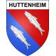 Stickers coat of arms Huttenheim adhesive sticker