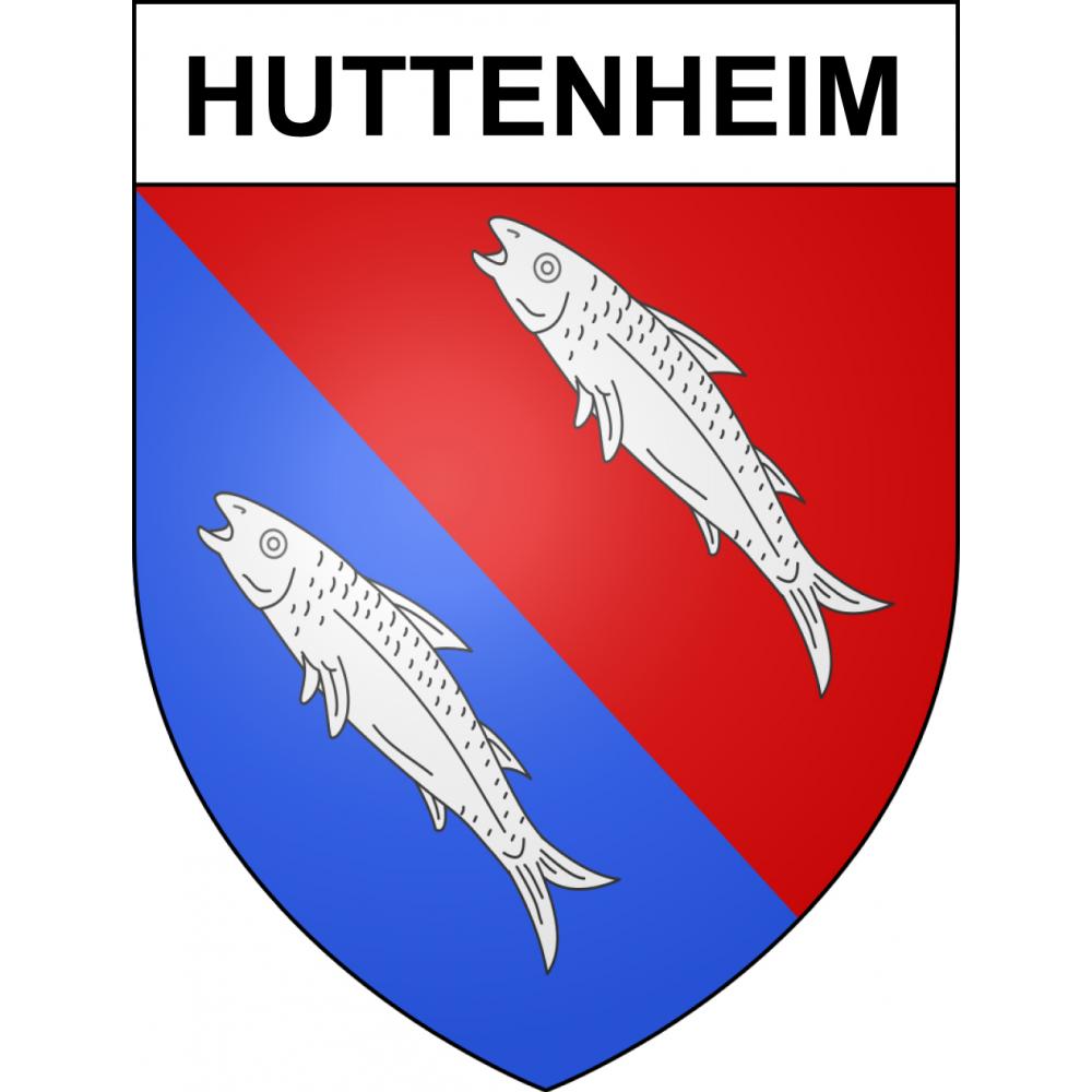 Stickers coat of arms Huttenheim adhesive sticker