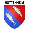 Huttenheim 67 ville sticker blason écusson autocollant adhésif