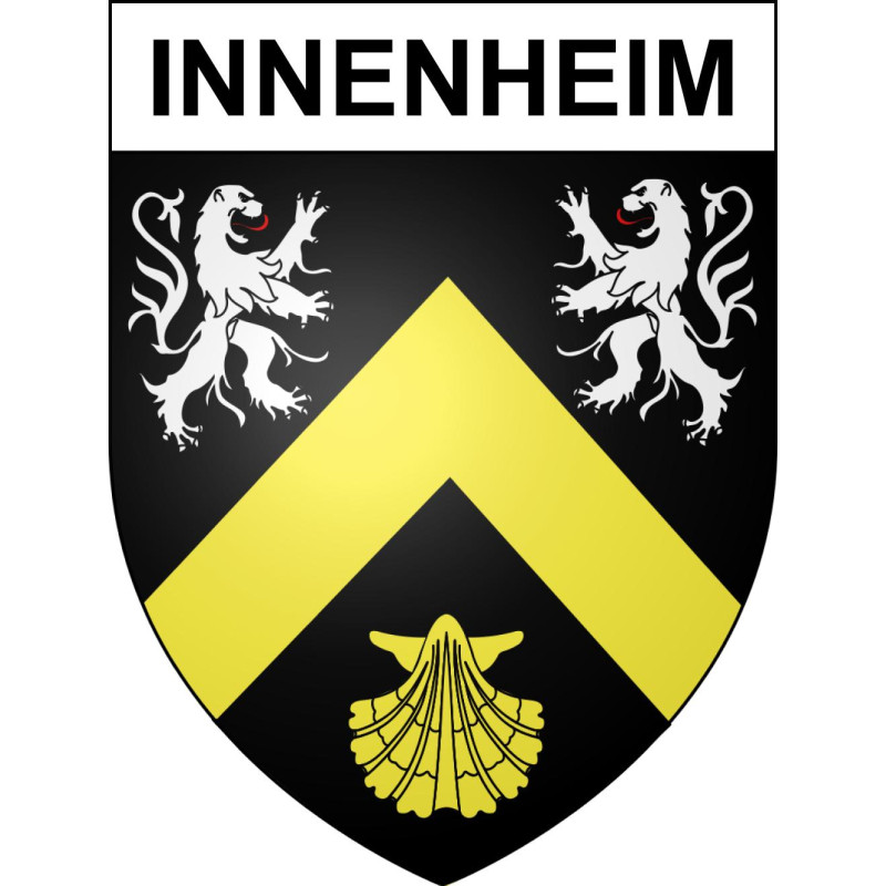 Innenheim 67 ville sticker blason écusson autocollant adhésif