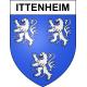 Ittenheim Sticker wappen, gelsenkirchen, augsburg, klebender aufkleber