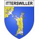 Itterswiller Sticker wappen, gelsenkirchen, augsburg, klebender aufkleber