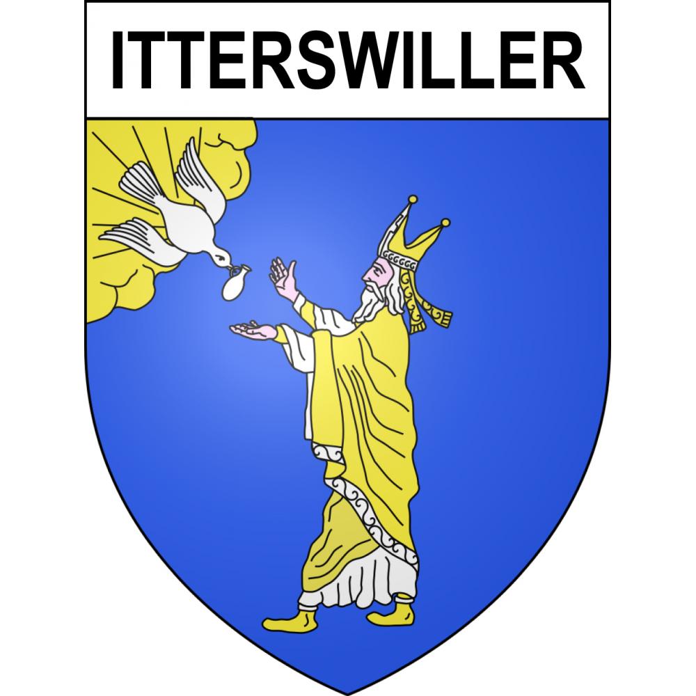 Stickers coat of arms Itterswiller adhesive sticker