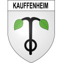 Kauffenheim Sticker wappen, gelsenkirchen, augsburg, klebender aufkleber