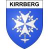Kirrberg 67 ville sticker blason écusson autocollant adhésif