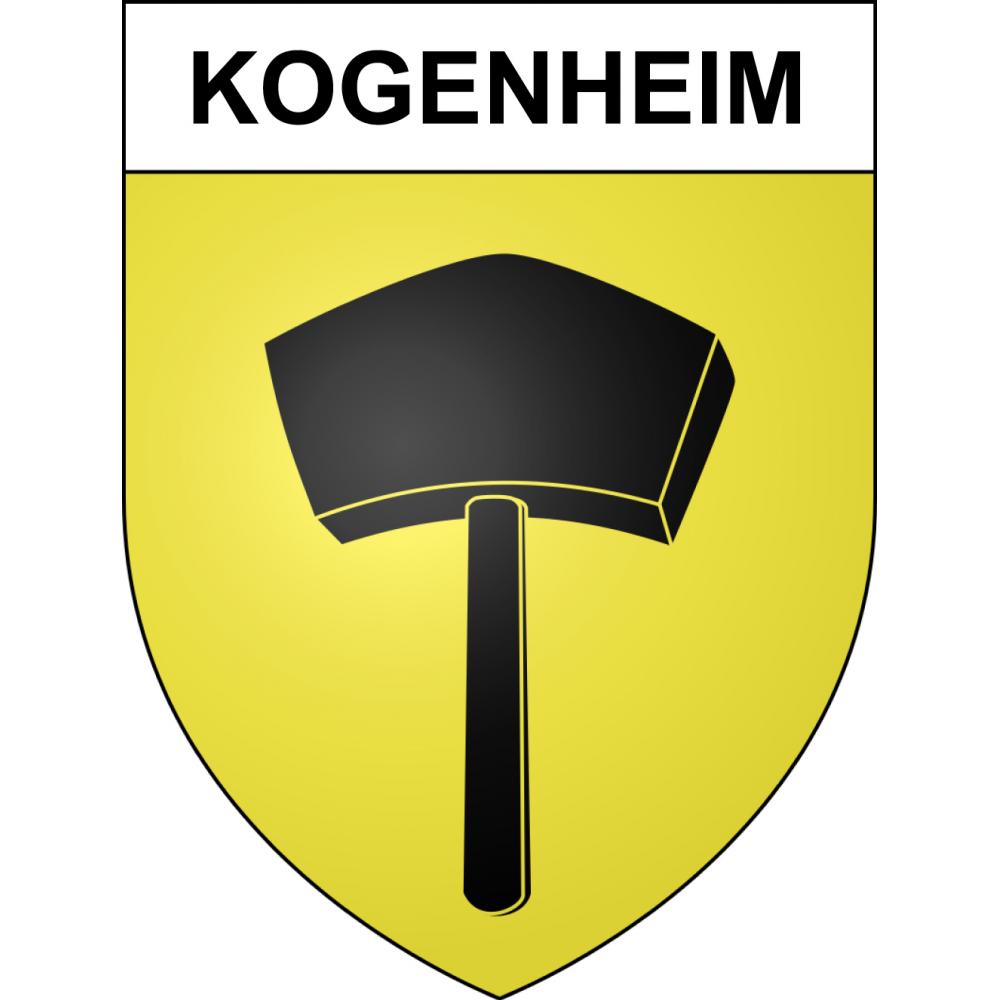 Kogenheim Sticker wappen, gelsenkirchen, augsburg, klebender aufkleber