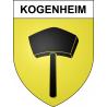 Kogenheim Sticker wappen, gelsenkirchen, augsburg, klebender aufkleber