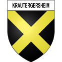 Krautergersheim Sticker wappen, gelsenkirchen, augsburg, klebender aufkleber