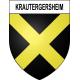 Stickers coat of arms Krautergersheim adhesive sticker