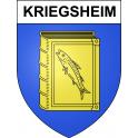 Kriegsheim 67 ville sticker blason écusson autocollant adhésif