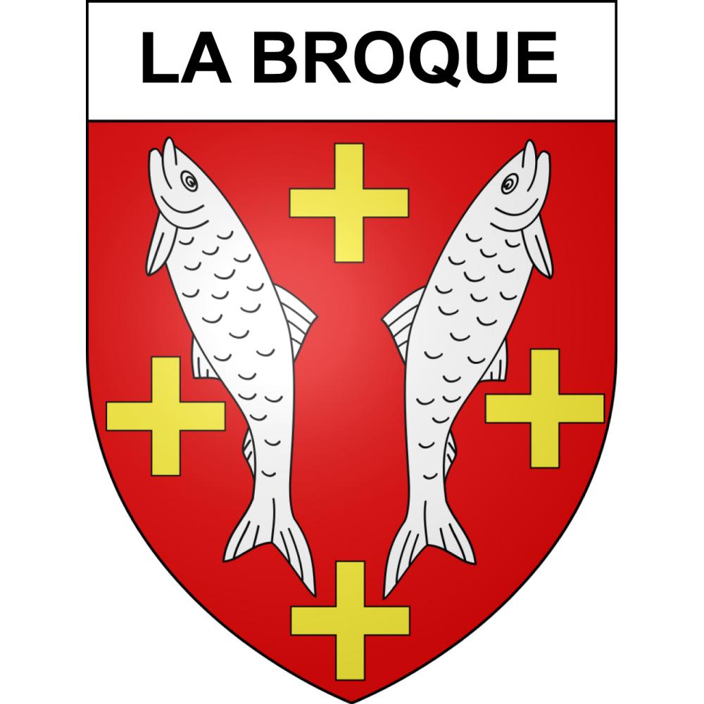 Adesivi stemma La Broque adesivo