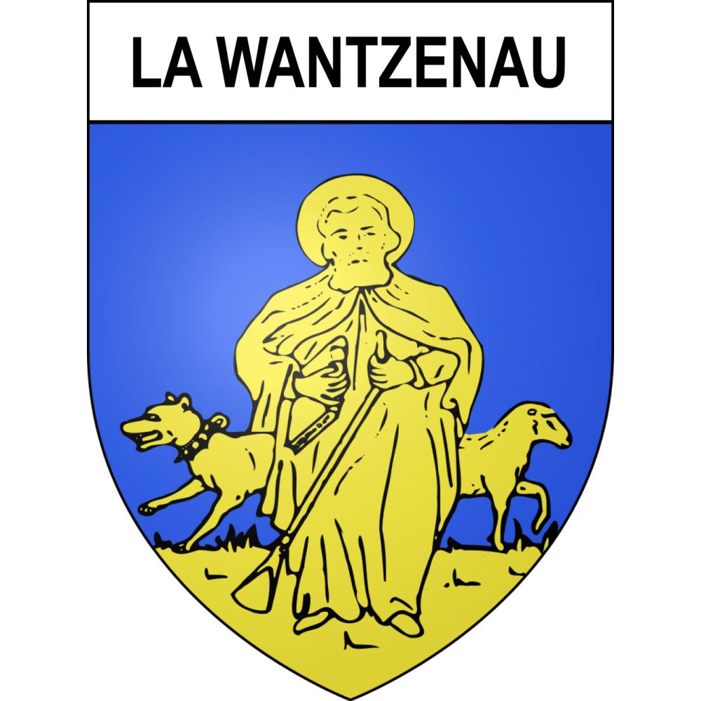 La Wantzenau 67 ville sticker blason écusson autocollant adhésif